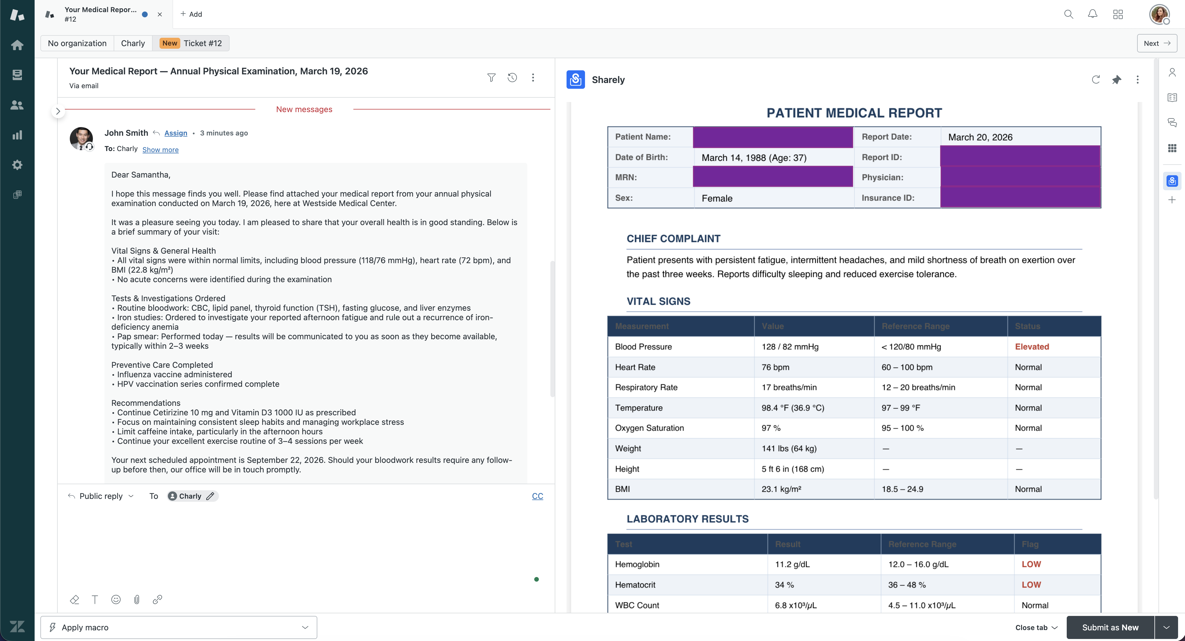 Sharely Document Preview Interface